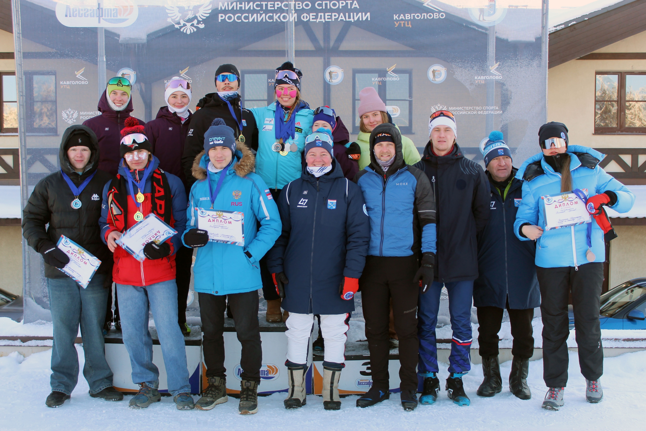 31 - 01.02.2026 г. в УТЦ "Кавголово" были проведены Чемпионат и Первенство Ленинградской области по биатлону.